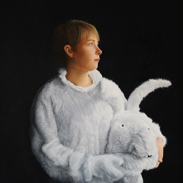 Girl in a Rabbit Costume (detail)