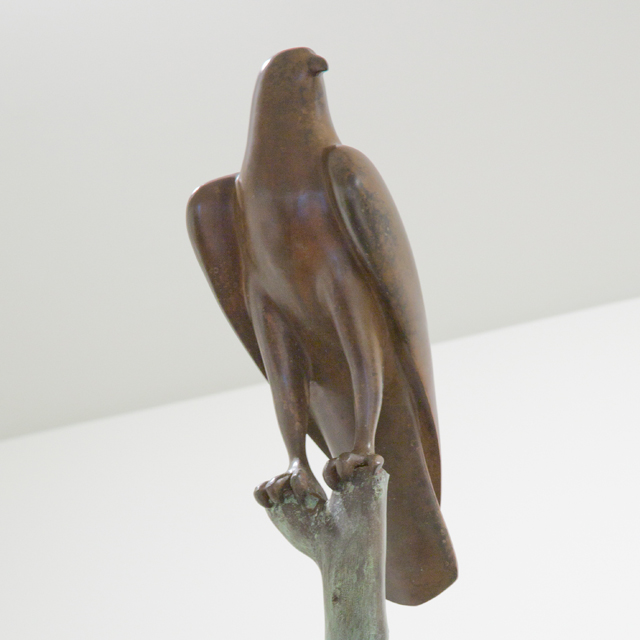 Hawk VI on a Branch (detail)